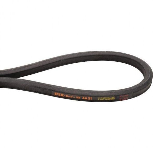 Dvipusis diržas AA51. Išorės ilgis:,1,385.4 mm,Plotis:,12.7 mm