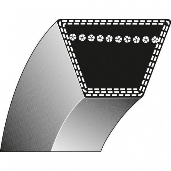 Trapecinis diržas MTD 9,50x692mm Li, 9,50x727mm La
