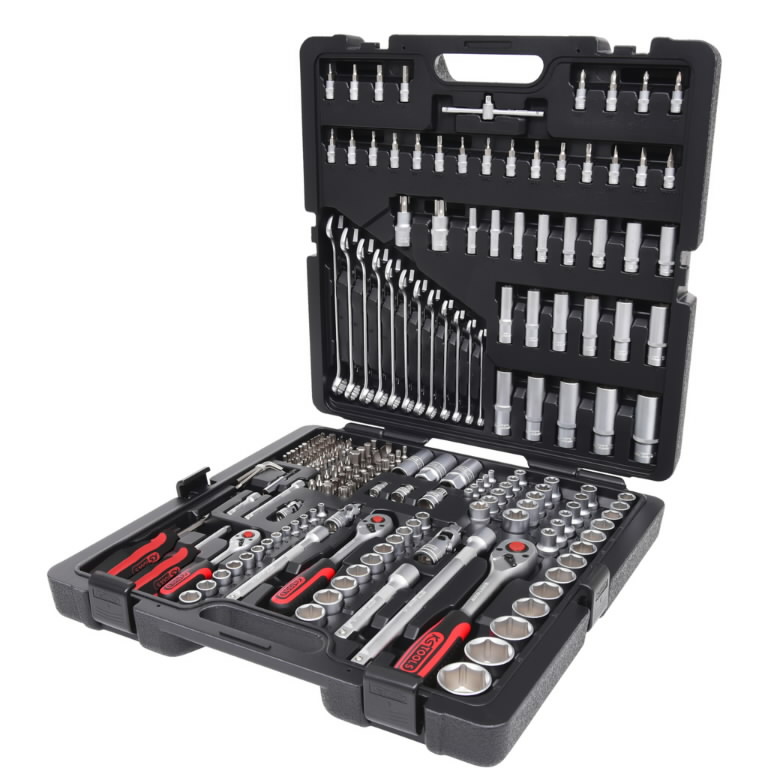 1/4+3/8+1/2'' galinių raktų komplektas 216pcs, KS Tools
