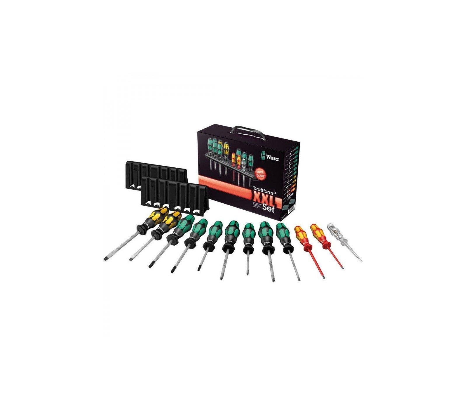 Wera atsuktuvų rinkinys Kraftform XXL 2 (05051011001), 12 vnt