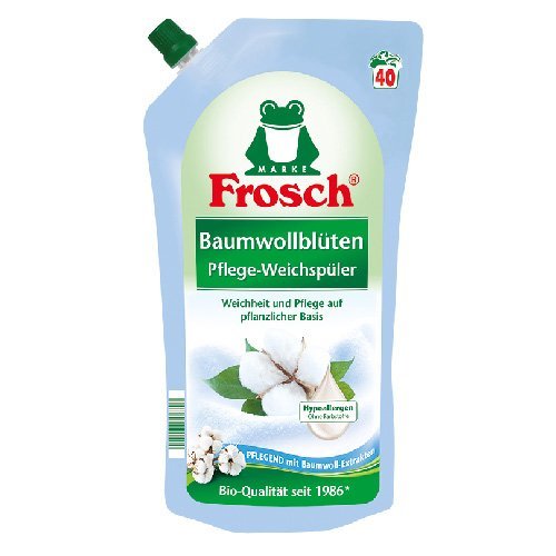 Audinių minkštiklis FROSCH BAUMWOLLBLUTEN, 1 l