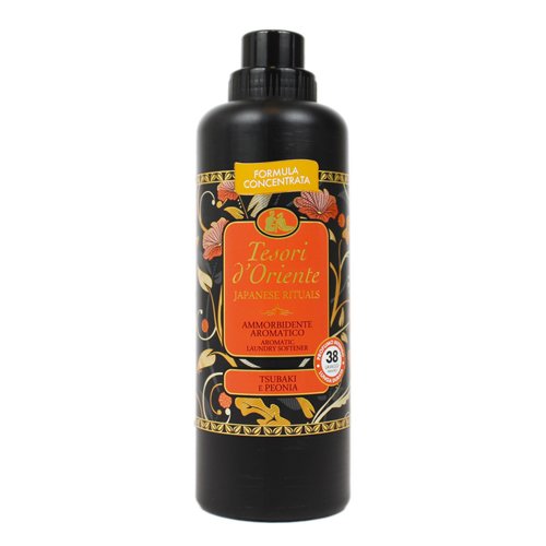 Audinių minkštiklis TESORI DÓRIENTE JAPANESE RITUALS TSUBAKI E PEONIA, 760 ml., 38 skalb.