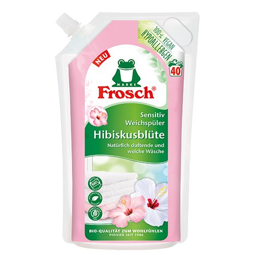 Audinių minkštiklis FROSCH HIBISKUSBLUTE, 1 l