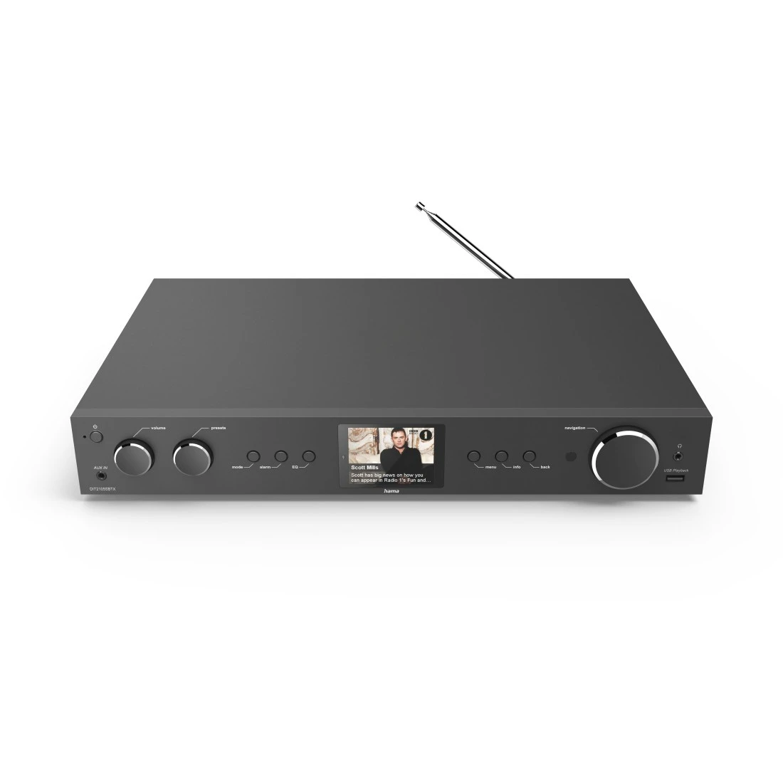 Hama 00054251 Digital Hi-Fi Tuner DIT2105SBTX