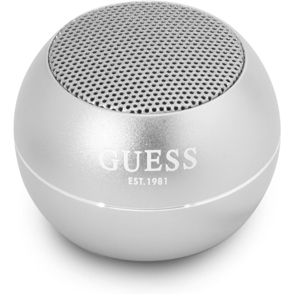 Guess Mini Bluetooth Speaker 3W 4H Silver