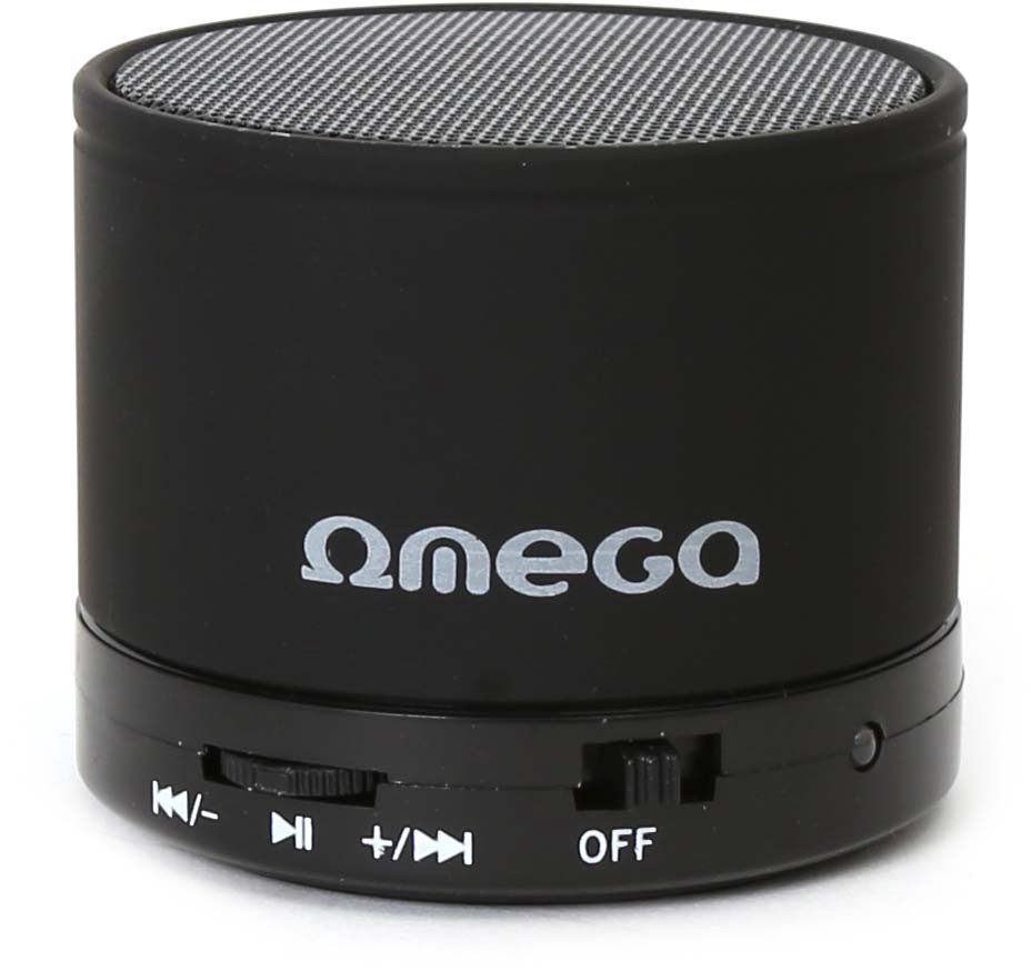 Omega wireless speaker Bluetooth V3.0 Alu 3in1 OG47B, black (42643)