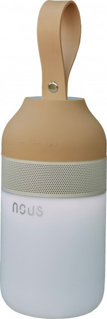 Kolonėlė NOUS Bluetooth nešiojama su šviesa H3, geltona