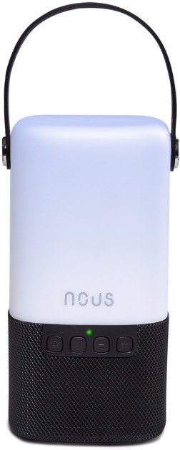 Kolonėlė NOUS Bluetooth nešiojama su šviesa H2, juoda