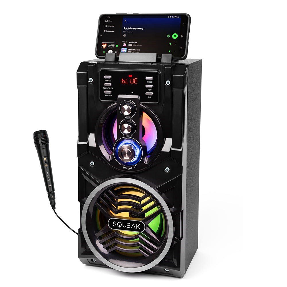 Kolonėlė SQUEAKEE SQ1000 Bluetooth 5.1 WITH KARAOKE