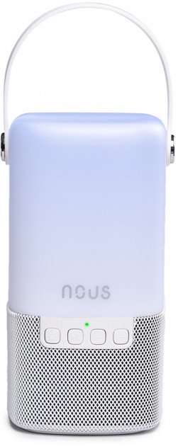 Kolonėlė NOUS Bluetooth nešiojama su šviesa H2, balta