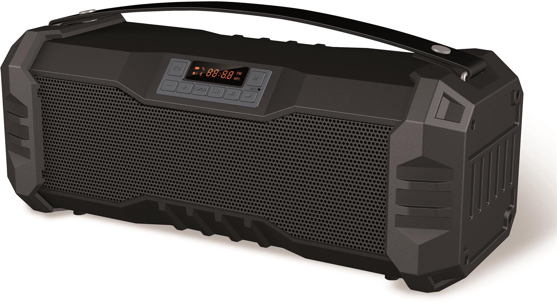 Platinet wireless speaker OG75 Boombox BT, black (44414)