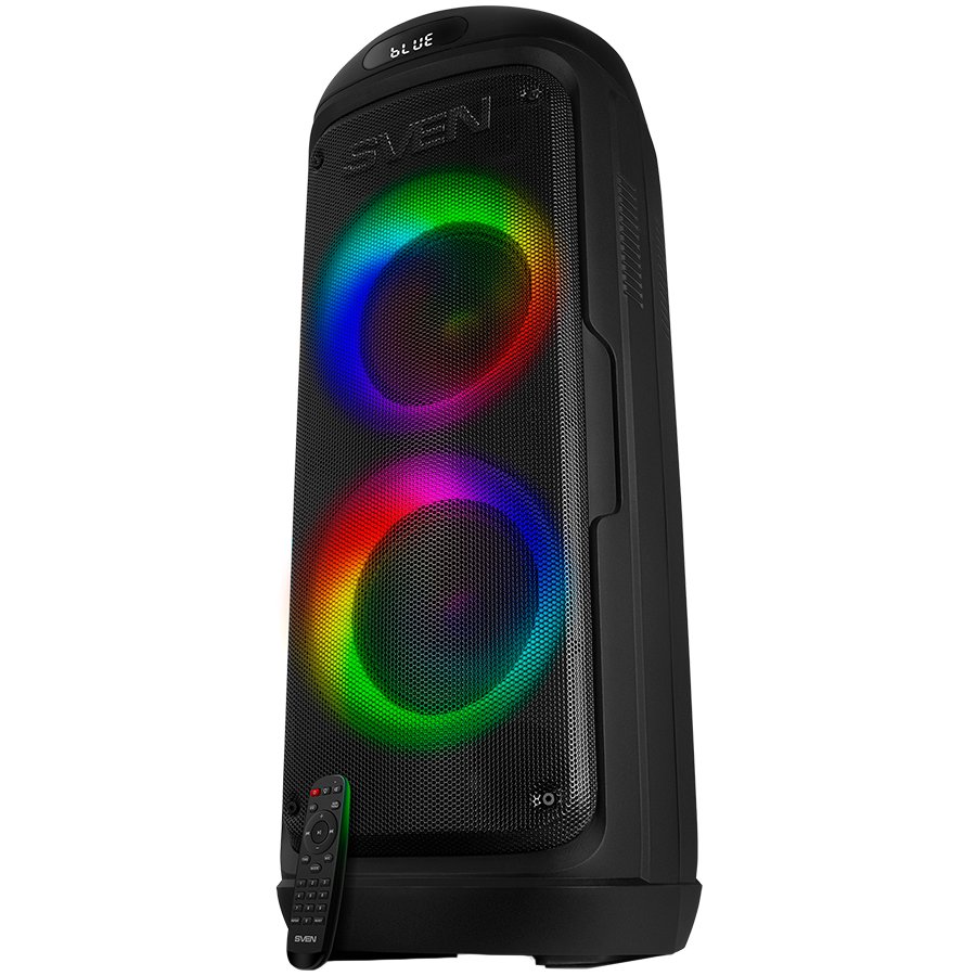 Speaker SVEN PS-770, black (100W, TWS, Bluetooth, FM, USB, microSD, LED-display, 4400mA*h)