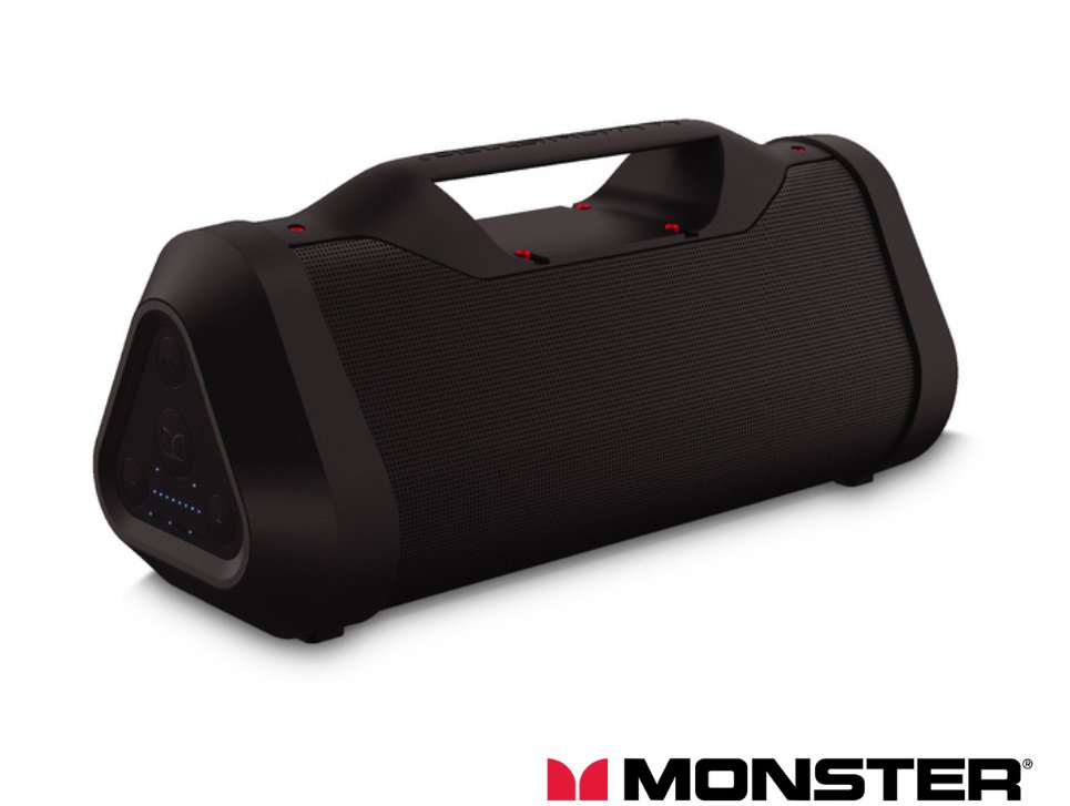 Kolonėlė MONSTER Blaster V3.0 Bluetooth IPX5 Black