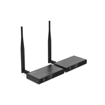 Konferencijų įranga ir reikmenys  Digitus Wireless HDMI Extender/Splitter Set (100m, 1x4)  DS-55346