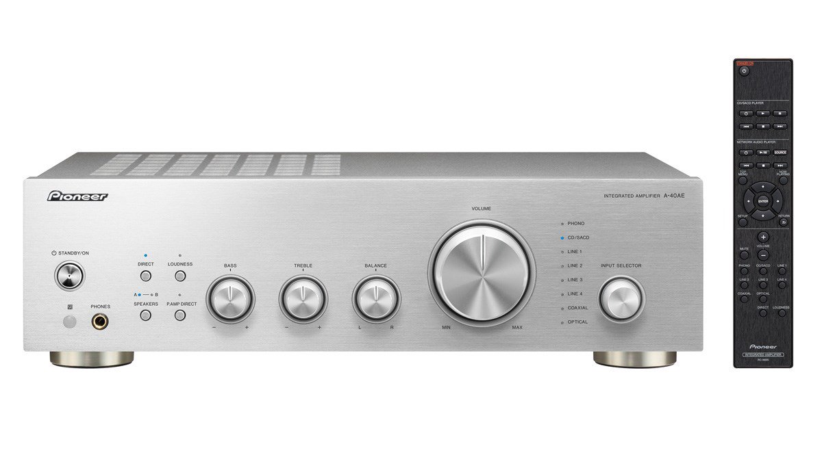 Pioneer A-40AE Sidabras