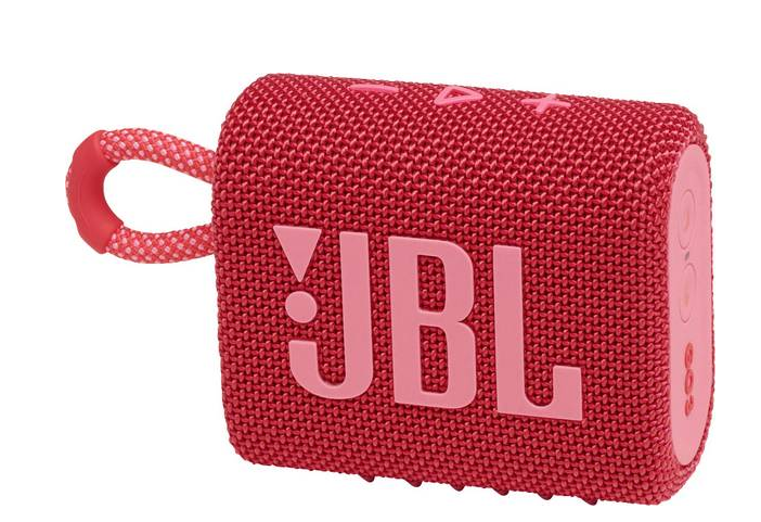 Nešiojamas garsiakalbis JBL Go 3, IPX7, raudonas