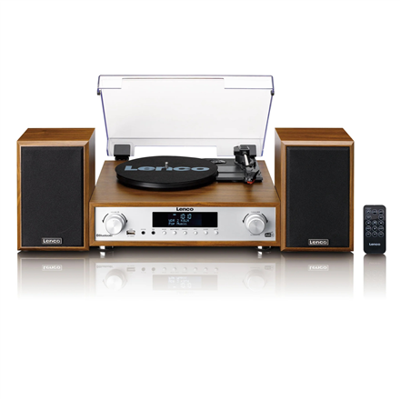 Plokštelių grotuvas Lenco  HiFi Stereo system with Record Player, DAB+/FM radio, and Bluetooth  MC