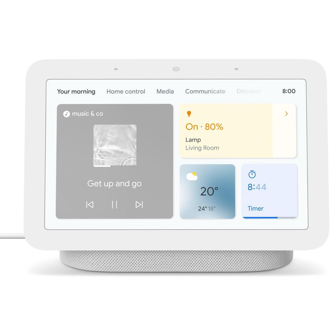 Valdymo centras Google Nest Hub 2, Baltas