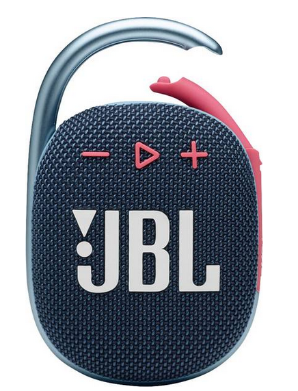 Nešiojamas garsiakalbis JBL Clip4, IPX7, mėl/rausv