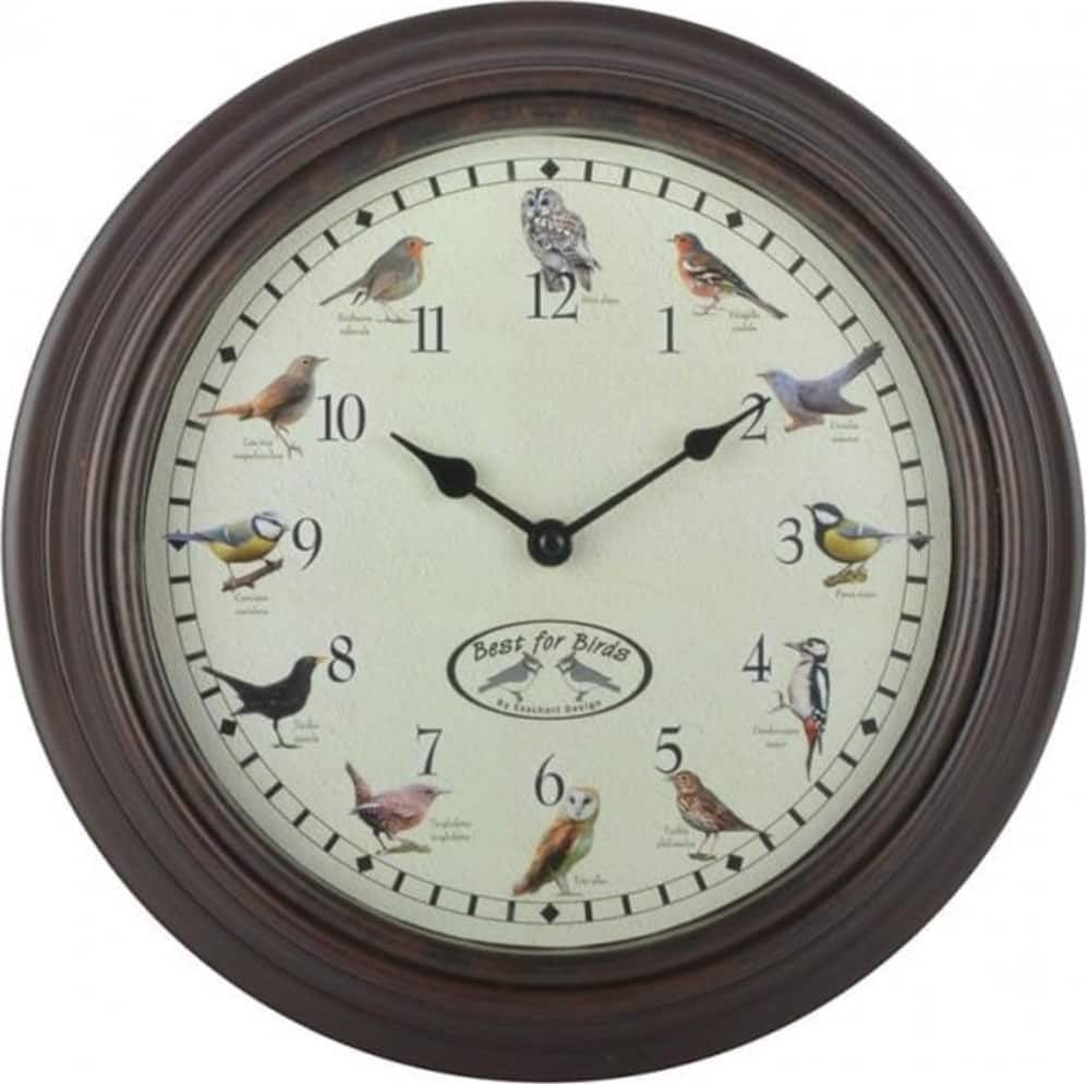 Esschert Design Esschert Design Bird-sounding clock