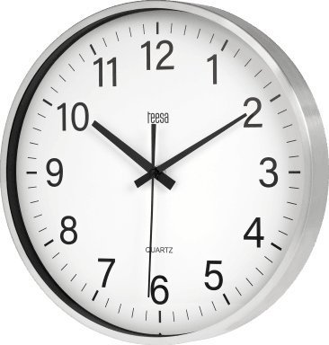 Teesa Wall clock 30 cm silver