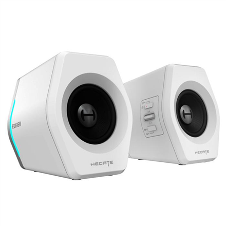 Nešiojama kolonėlė Edifier Gaming Speakers G2000 Bluetooth/USB/AUX, 32 W, Wireless/Wired, White
