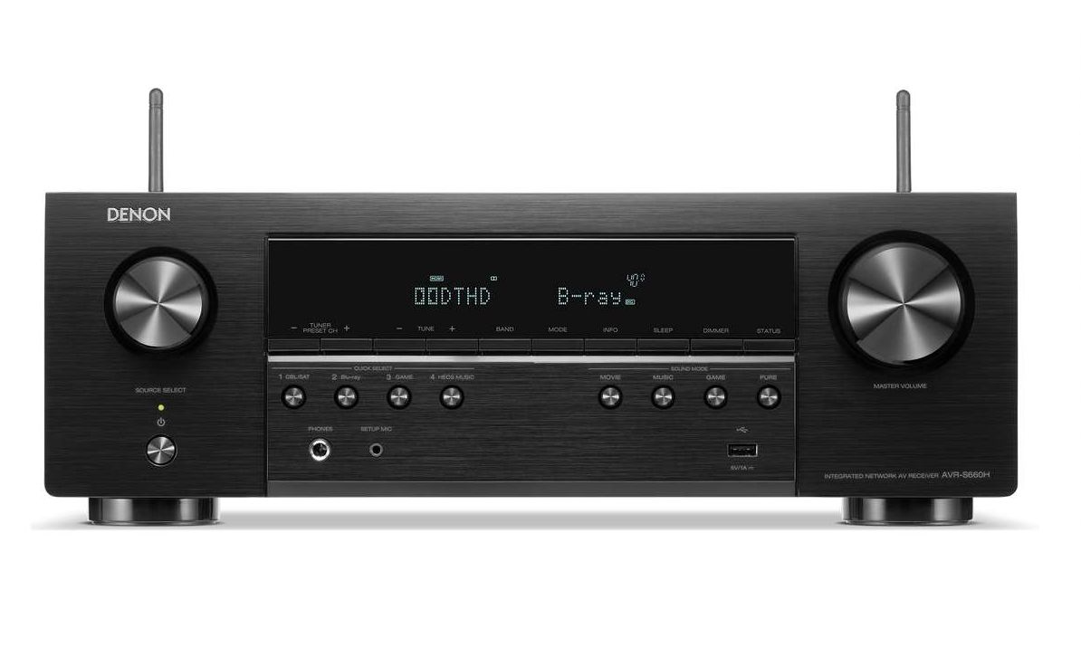 Garso stiprintuvas DENON AVR-S660H, juodas