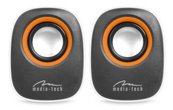 Stereo kolonėlės Media-Tech IBO RMS 6W Baltos