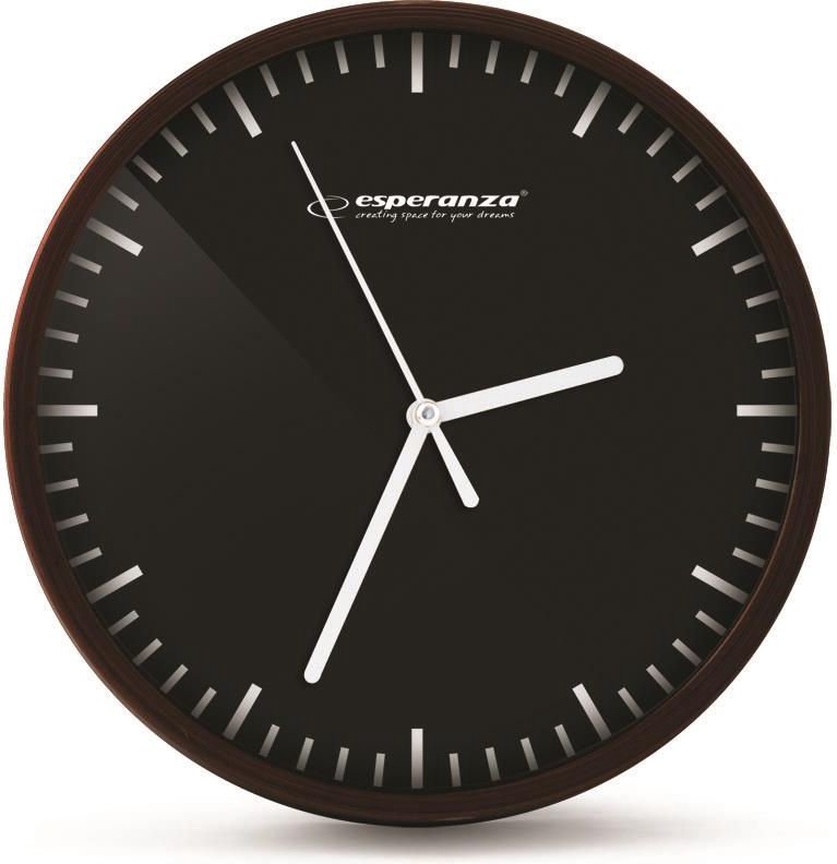 Esperanza Wall clock Budapest black (EHC010K)