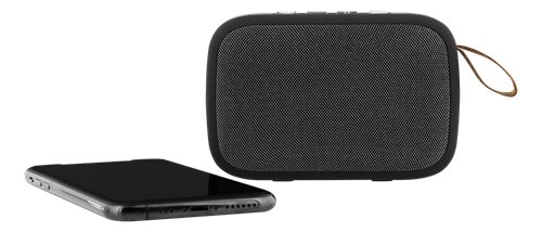 STREETZ nešiojamasis „BT“ garsiakalbis su TWS ir FM radiju, 3,5 mm, USB-A, „micro-SD“, juodas Šį neš