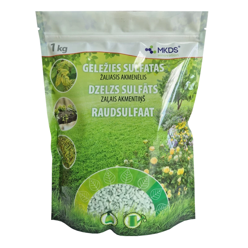 Geležies sulfatas (žaliasis akmenėlis) –  mikroelementinės geležies trąšos 1kg