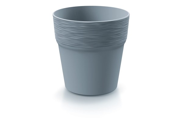 Plastikinis vazonas Furu DFA120-443U, pilkos spalvos