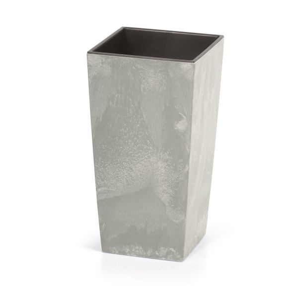 Vazonas plastikinis DURS240E-422U Urbi Square Beton