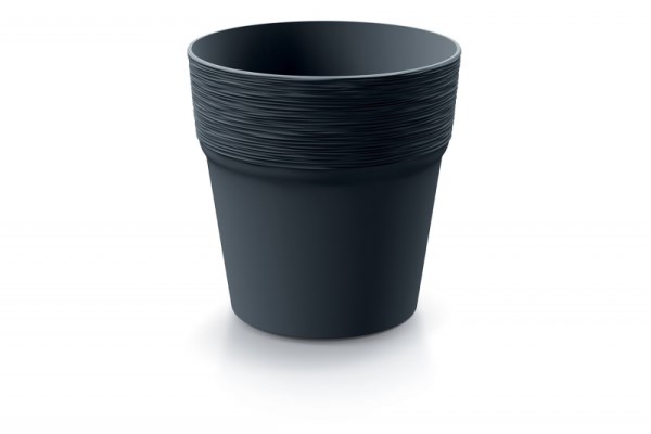 Plastikinis vazonas Furu DFA145-S433, antracito spalvos