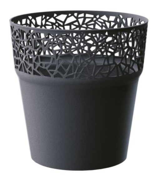 Vazonas DTRE120 Tree, 12 cm, antracito spalvos