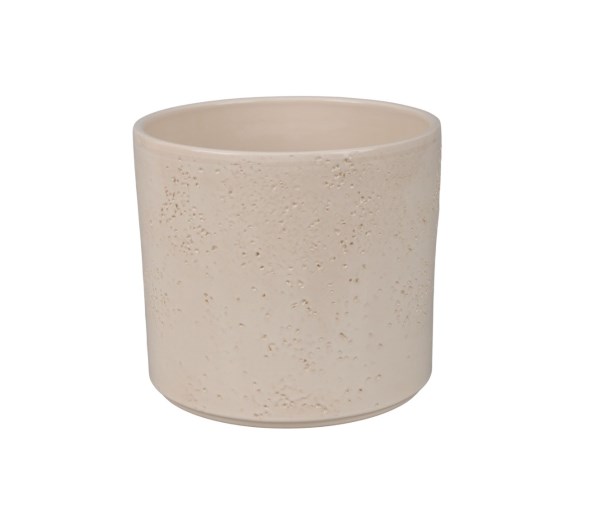 Vazonas kreminis 14 cm Pillar lava CERMAX