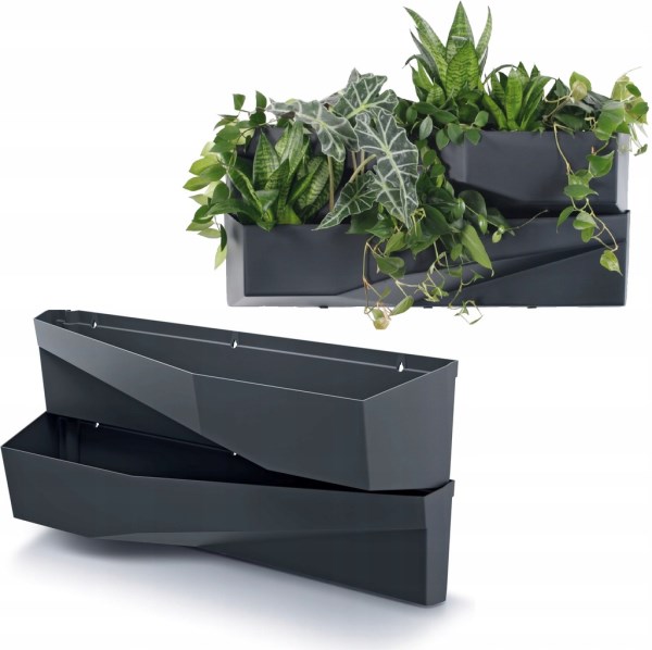 Vazonai vertikalūs antracit IO3W800 Wall Vertical Garden
