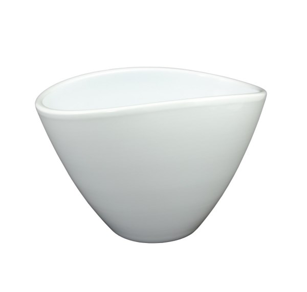 Vazonas baltas matinis30 cm Oval 405 CERMAX