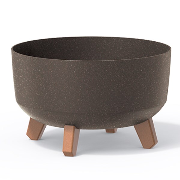 Vazonas DGRL400LW-4625W Gracia Eco Wood, kavos spalvos
