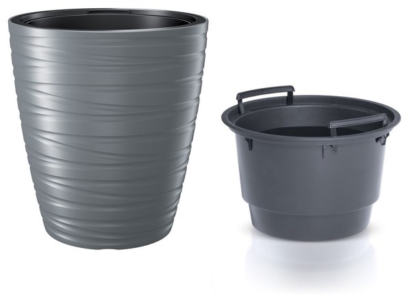 Lauko vazonas DBMZ300 Maze, pilkos spalvos