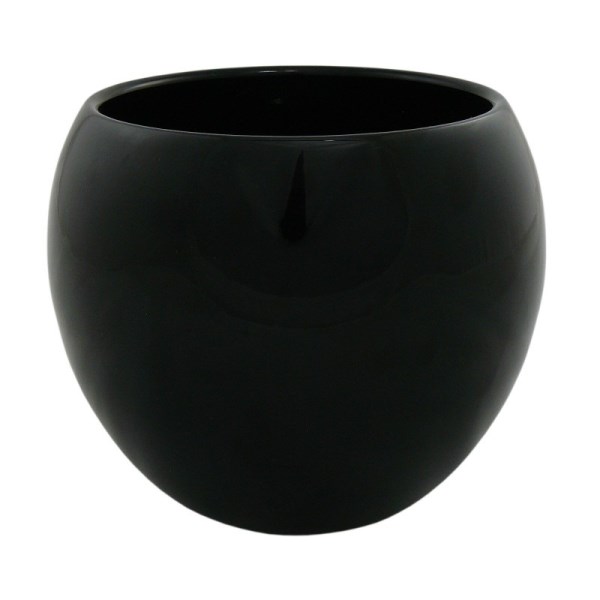 Vazonas juodas 20 cm Kula 510 CERMAX