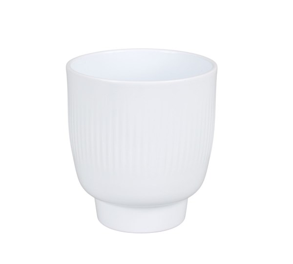 Vazonas baltas 15 cm Lazur 645 CERMAX