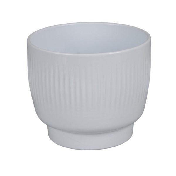 Vazonas baltas 15 cm Lazur 695 CERMAX