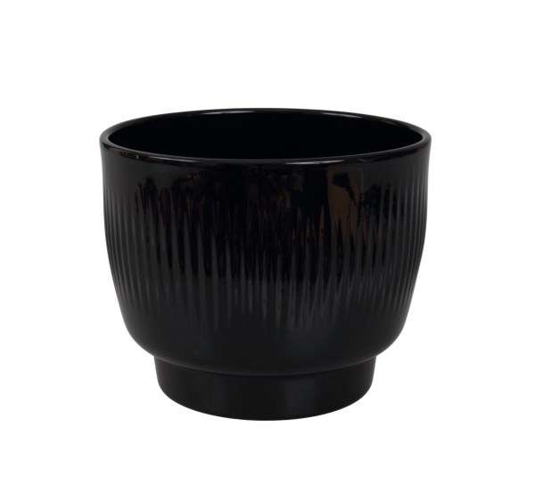 Vazonas juodas 15 cm Lazur 695 CERMAX