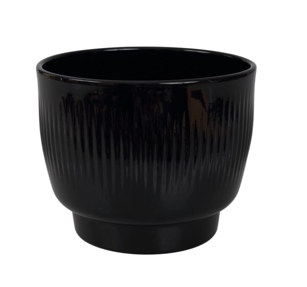 Vazonas juodas 17 cm Lazur 695 CERMAX