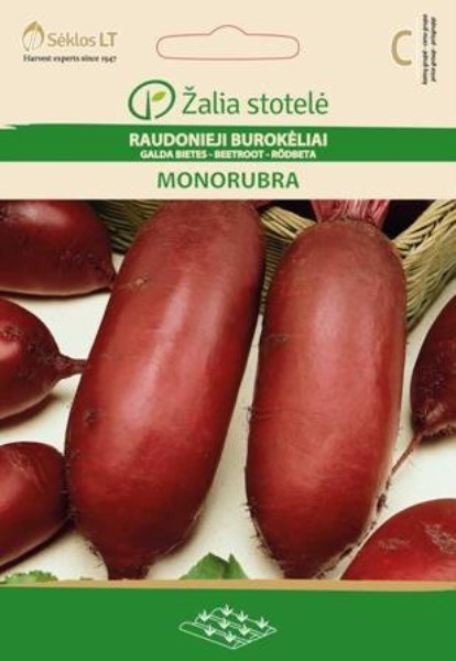 Sėklos raudonųjų burokėlių MONORUBRA Žalia stotelė