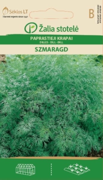 Krapų sėklos SZMARAGD Žalia stotelė