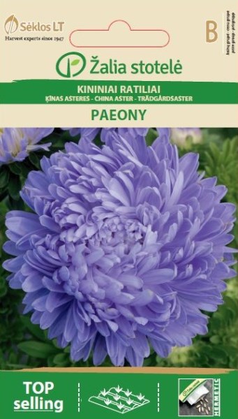 Sėklos kininiai ratiliai PAEONY 0,5g