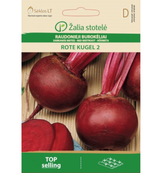 Sėklos raudonųjų burokėlių ROTE KUGEL 2 Žalia stotelė
