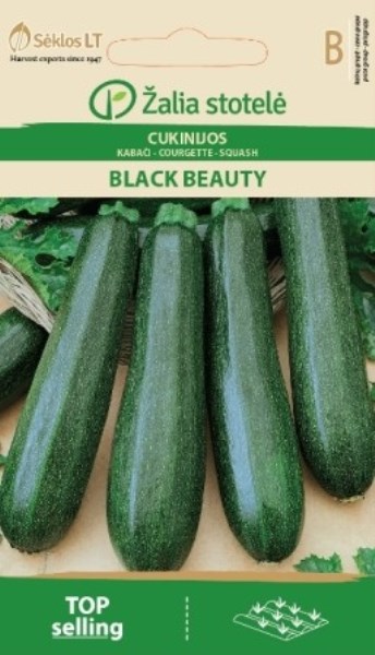 Sėklos Cukinijos BLACK BEAUTY 2 g